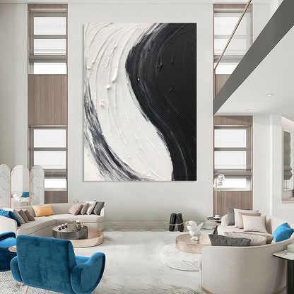 Custom Textured Abstract Art for Living Room & Hallway DTP376