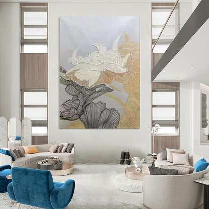 Dynamic & Bold Custom Hand-Painted Abstract Painting for Office & Bar LargeART1958