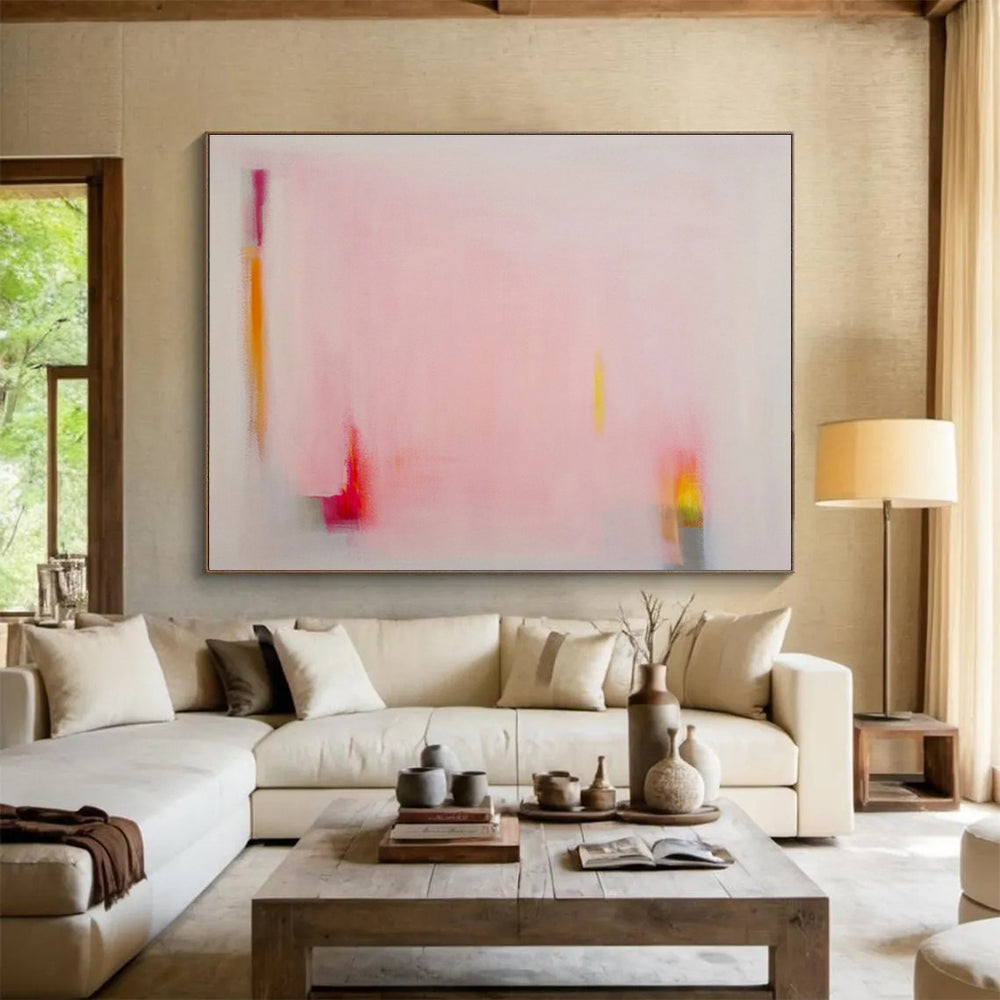 Personalized Large Abstract Canvas for Art Therapy Studio DKH057