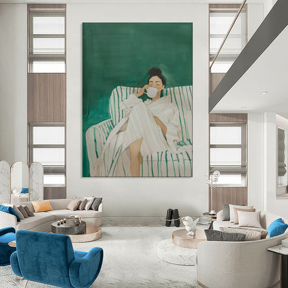 Whimsical & Fantasy-Inspired Abstract Canvas Art for Bedroom & Living Room LargeART2034