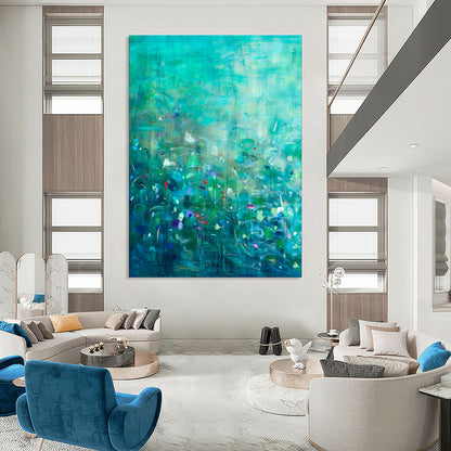 Hand-Painted Personalized Abstract Painting for Bedroom & Hotel LargeART1859
