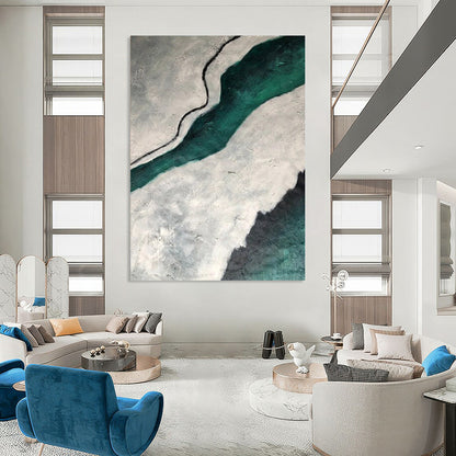 Handmade Big-Size Abstract Creations for Bedroom & Office DTP403