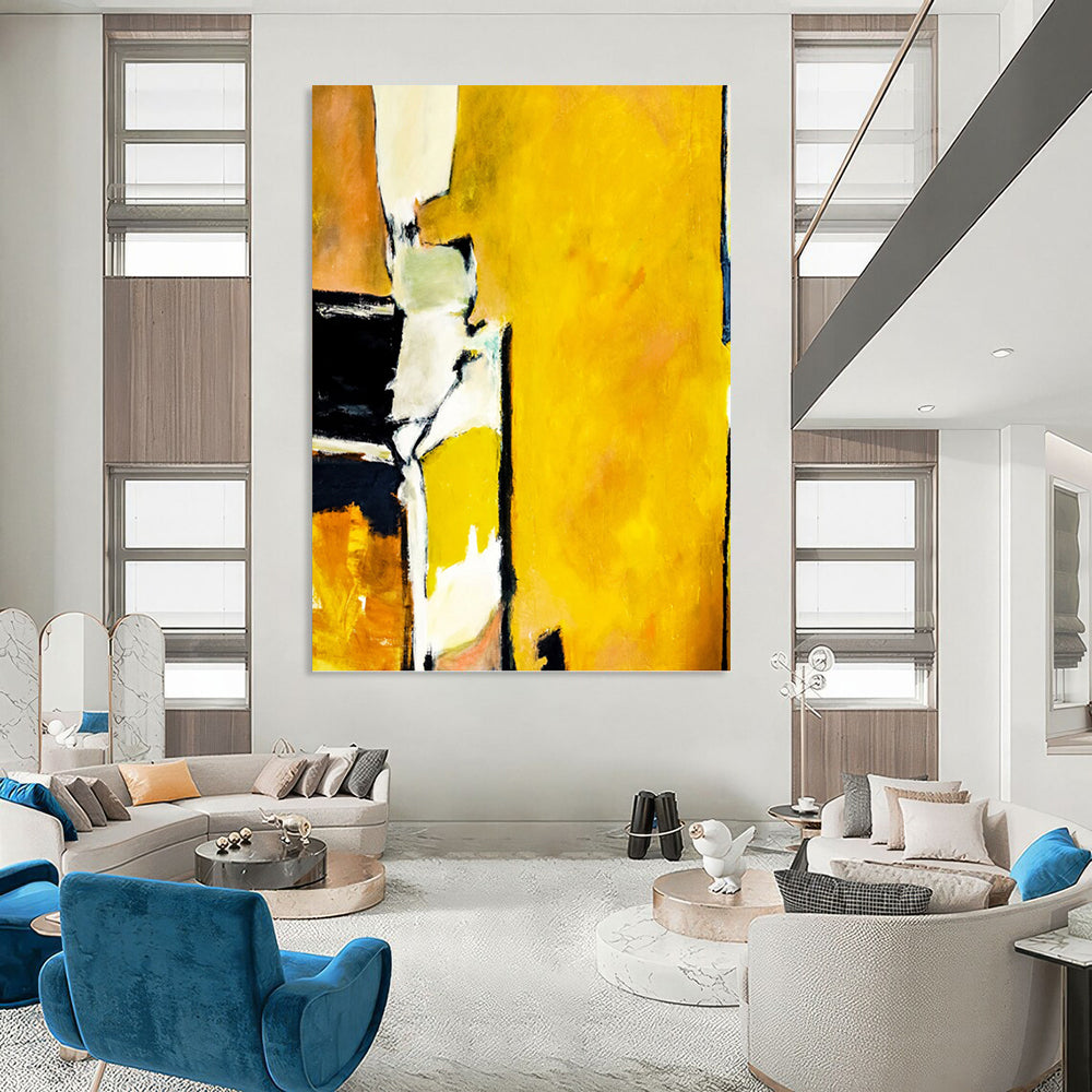 Captivating Custom - Rendered Textured Canvas Abstract for Bedroom & Hallway DKH1101