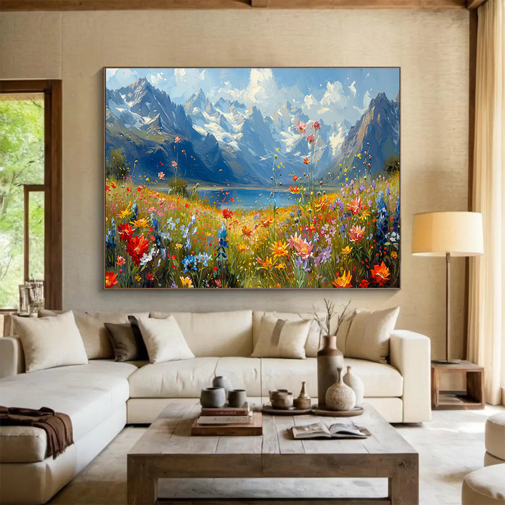 “Form Odyssey” Oversized Abstract Art for Office & Dining Room DKH256