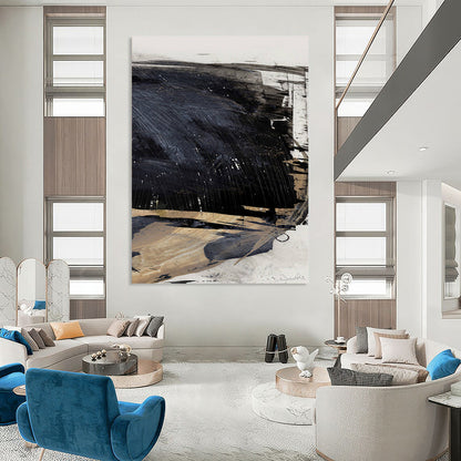 Hand-Painted Large Custom Abstract Art: Textures that Amaze DTP202