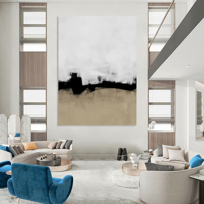 Industrial Textured Abstract Artwork for Office & Hotel Lobby DKH0965