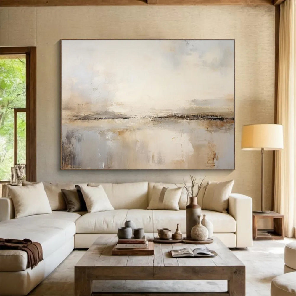 Immense Hand - Painted Textured Abstract Painting for Living Room & Bar DKH623