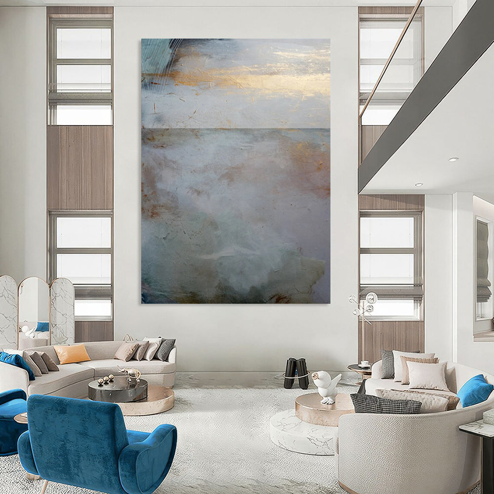 Large Handmade Abstract Art: Custom, Textured & Impressive DTP173