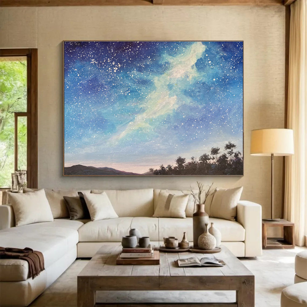 Hand - Painted Bespoke Large - Scale Canvas for Bar & Living Room DKH114