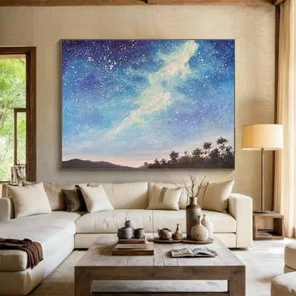 Hand - Painted Bespoke Large - Scale Canvas for Bar & Living Room DKH114