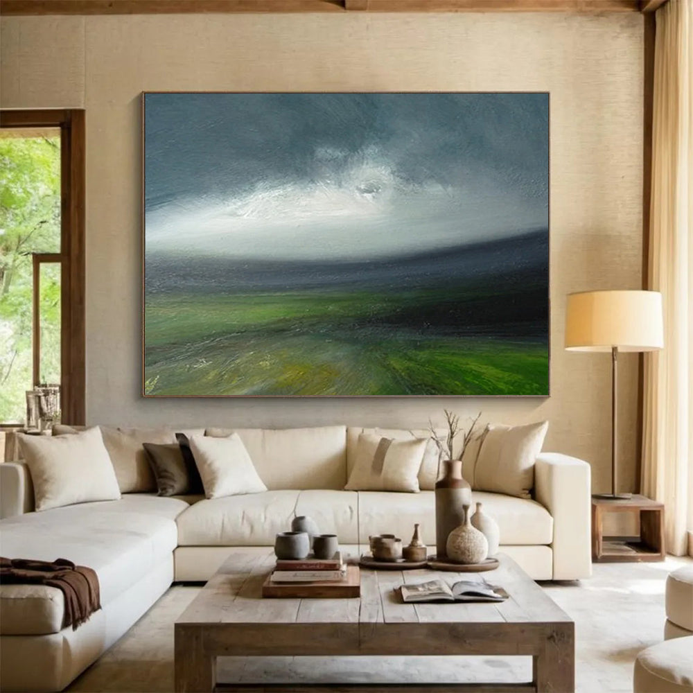 Misty Green Landscape - Dreamy Bedroom Escape DLZ029