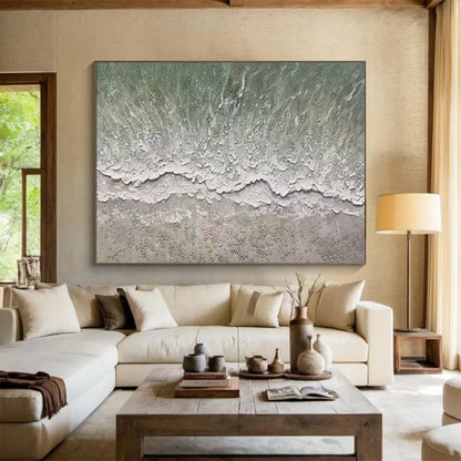Dramatic Oversized Abstract Canvas for Living Room & Dining Room LargeART1667