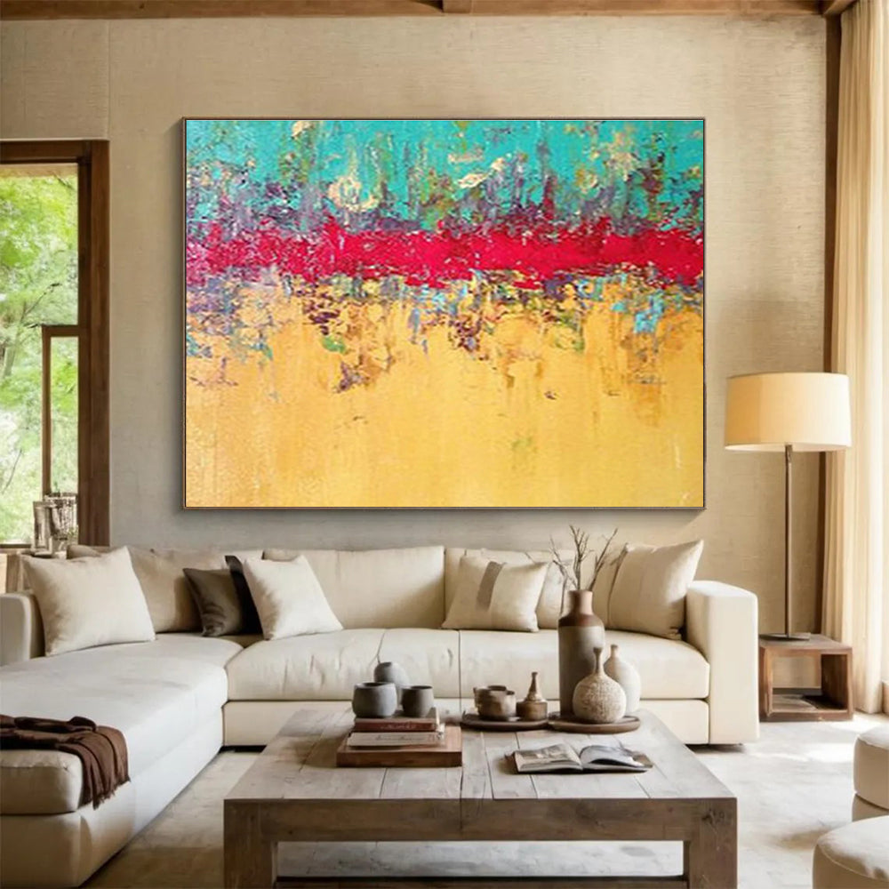 Colossal Abstract Wall Art for Entryway & Dining Room DKH403