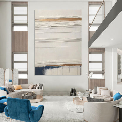 Contemporary hand-painted abstract art featuring vibrant colors and unique shapes perfect for modern spaces. DLZ1760