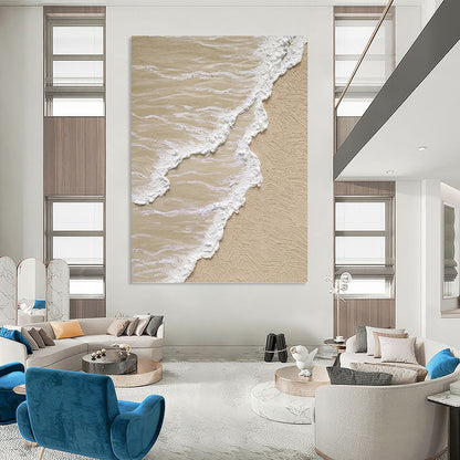 Expertly Designed Hand - Painted Textured Canvas Abstract for Office & Hotel Suite DKH1143