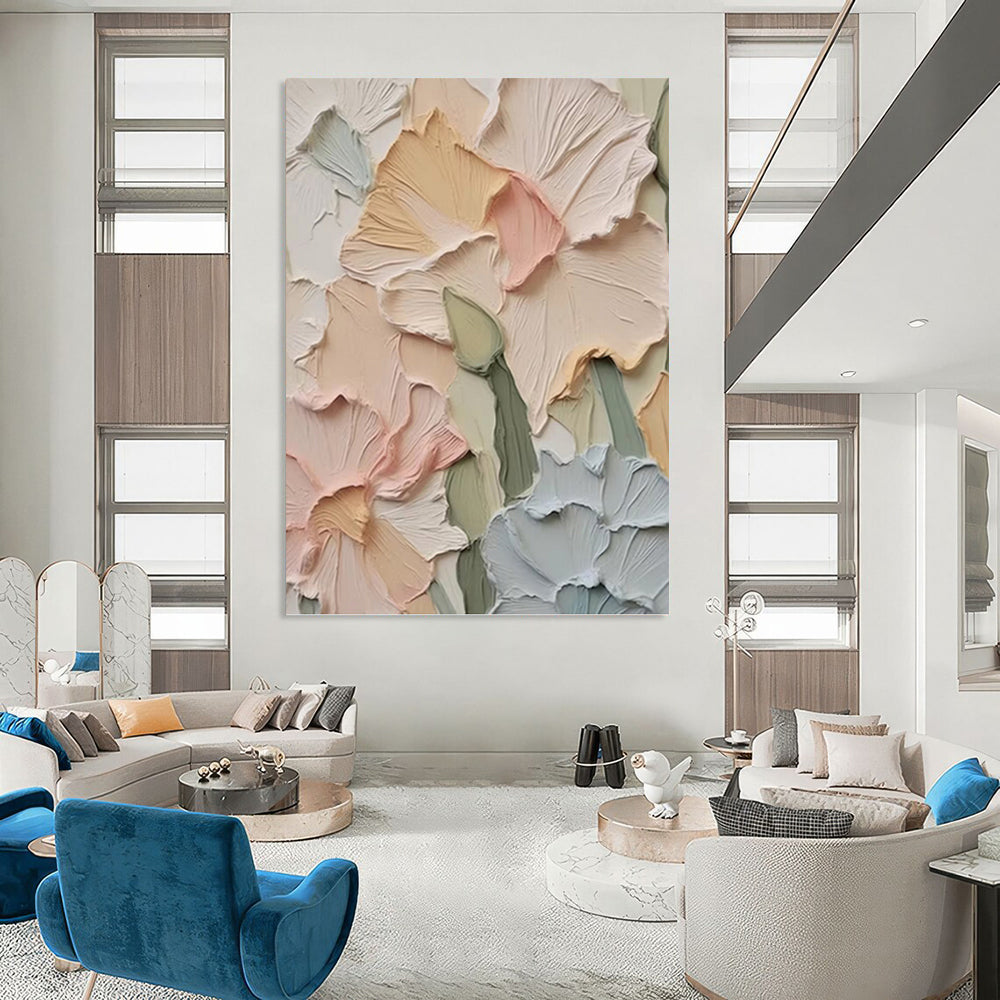 Mysterious Hand - Painted Textured Abstract on Canvas for Bedroom & Hallway DKH1393