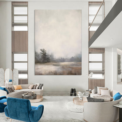 Soft Textured Abstract Wall Art for Bedroom & Retreat LargeART2058