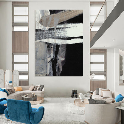 Custom Large Abstract Paintings: Handmade with Striking Textures DTP193