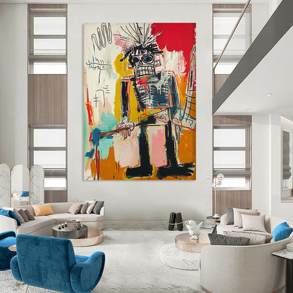 Emerald Reverie: Vast - Proportioned Hand - Painted Custom Abstract Creation for Living Room and Hotel DTP109