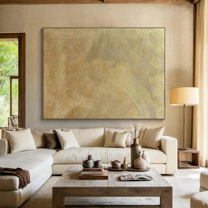 Colossal Hand-Painted Abstract Artwork for Bedroom & Dining Room LargeART1523