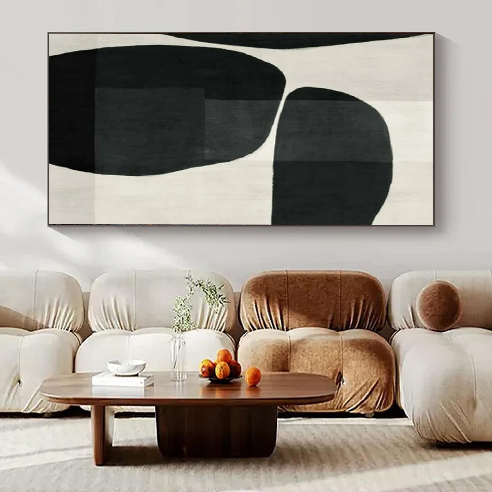 Hand-Painted Personalized Abstract Canvas for Dining Room & Hotel Business Lounges LargeART1448