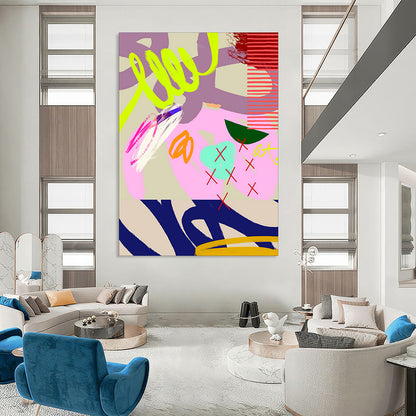 Hand-Painted Personalized Abstract Canvas for Bar & Hotel LargeART1842
