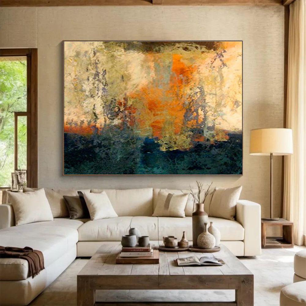 Striking Large - Format Abstract Wall Art for Entryway & Bedroom DKH378