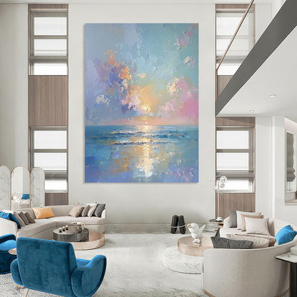 Massive Hand-Painted Abstract Artwork for Dining Room & Hallway LargeART2202