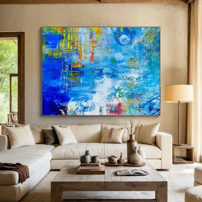 Gigantic Abstract Artwork for Living Room & Dining Room DKH439