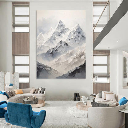 Trendily Gigantic Hand - Painted Textured Abstract Painting for Club & Lounge DKH1248