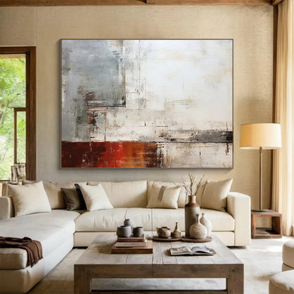 Tailored Giant Abstract Painting for Cultural Center DKH043