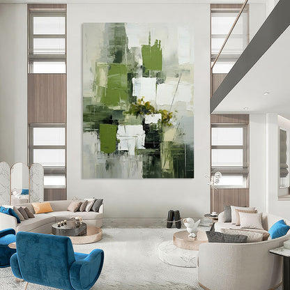 Vast Hand-Painted Abstract Art for Office & Entryway LargeART2264