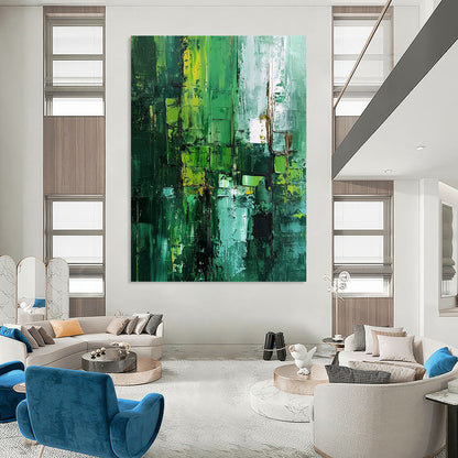Mammoth Hand - Painted Textured Custom Abstract Work for Hallway and Living Room DTP012