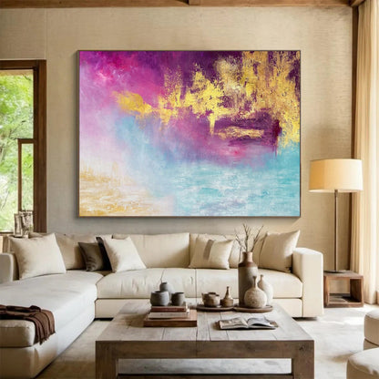 Big - Sized Custom Abstract Canvas for Waiting Room DKH015