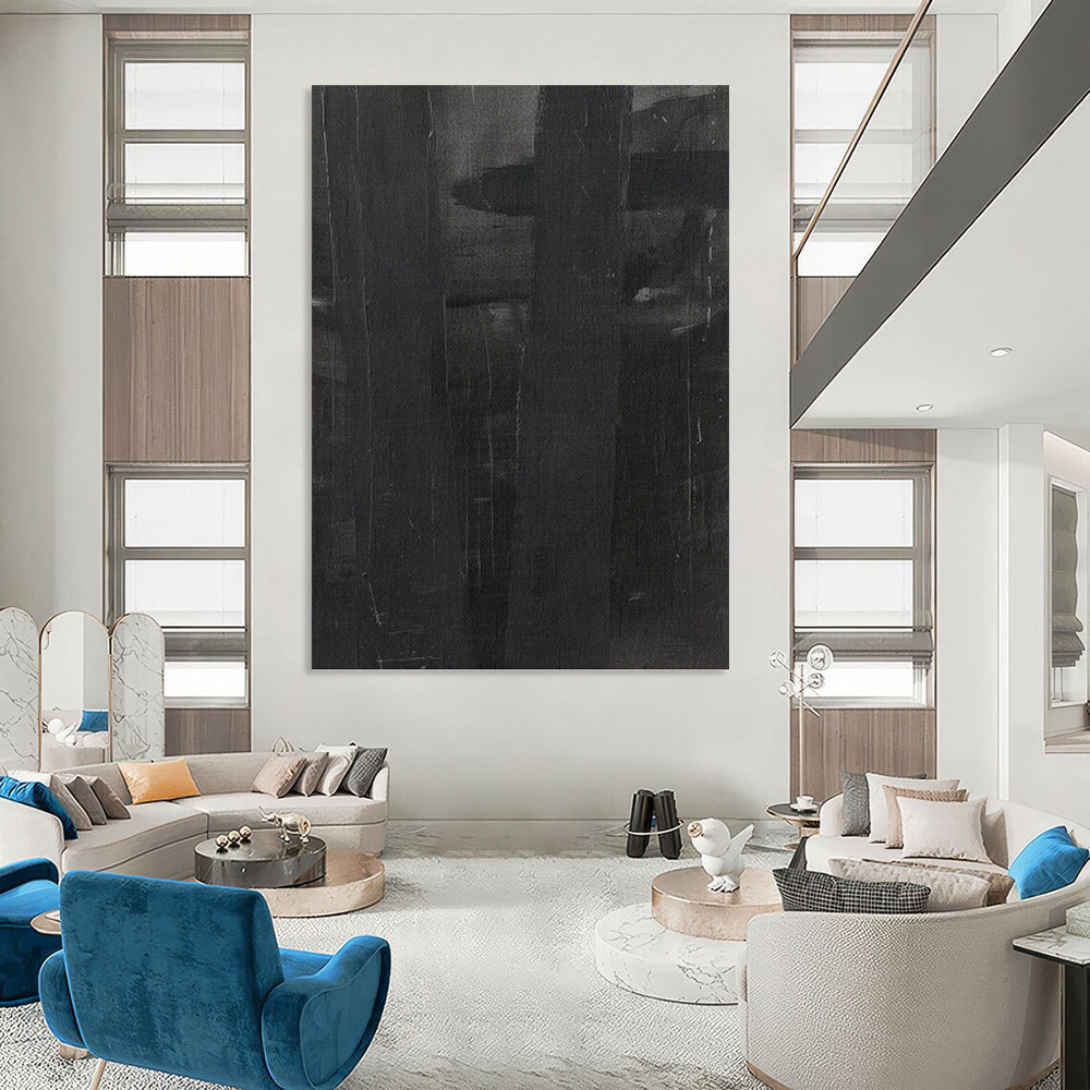 Professionally Curated Hand - Crafted Textured Canvas Abstract for Office & Living Room DKH1155