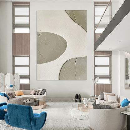 Large-Format-Scale Hand-Painted Abstract Canvases for Bedroom & Hallway LargeART2341
