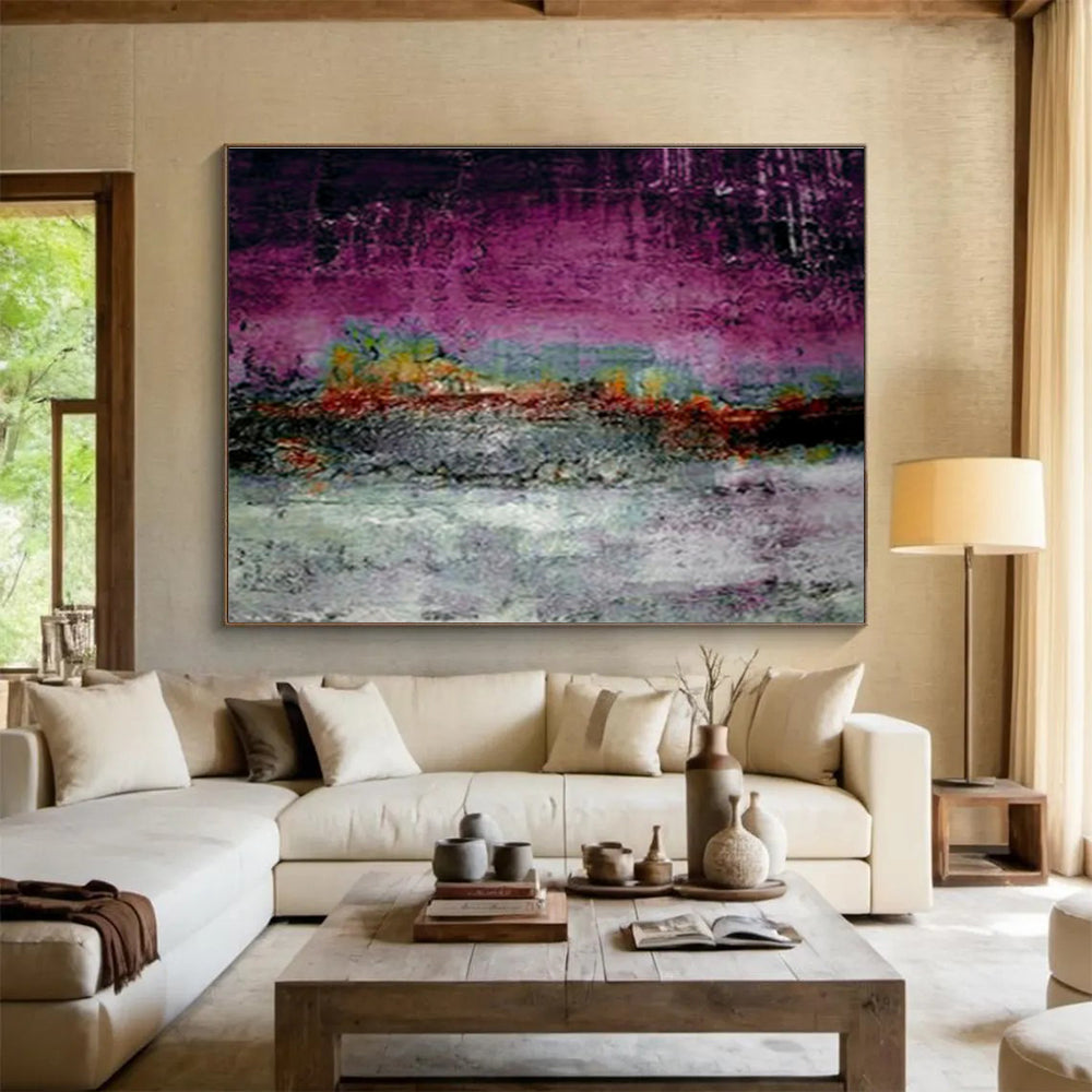 Giant Abstract Canvas for Bedroom & Entryway DKH391