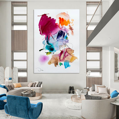 Hand-Painted Bespoke Abstract Art for Dining Room & Hallway LargeART1819