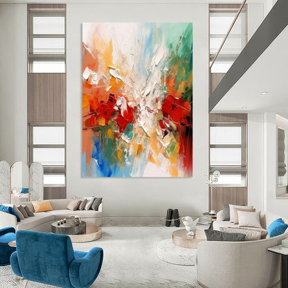 Titanic - Scale Hand - Painted Textured Custom Abstract Artwork for Bar and Entryway DTP079