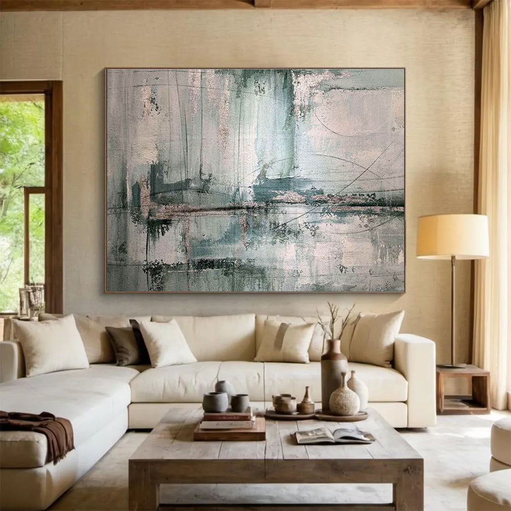 Magnificent Massive Abstract Painting for Entryway & Office DKH178