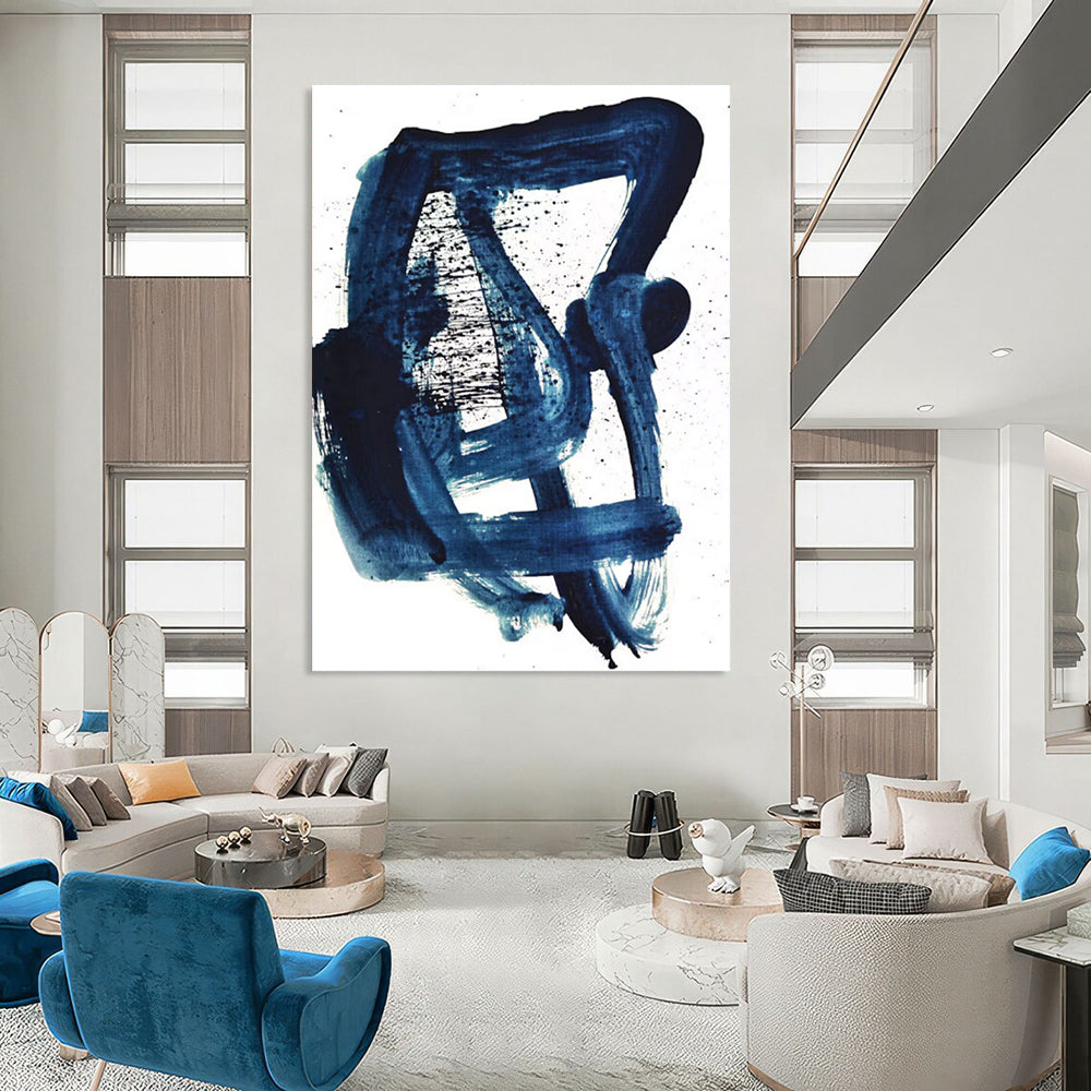 Big-Size Custom Hand-Painted Abstract Paintings with Gorgeous Textures DTP161