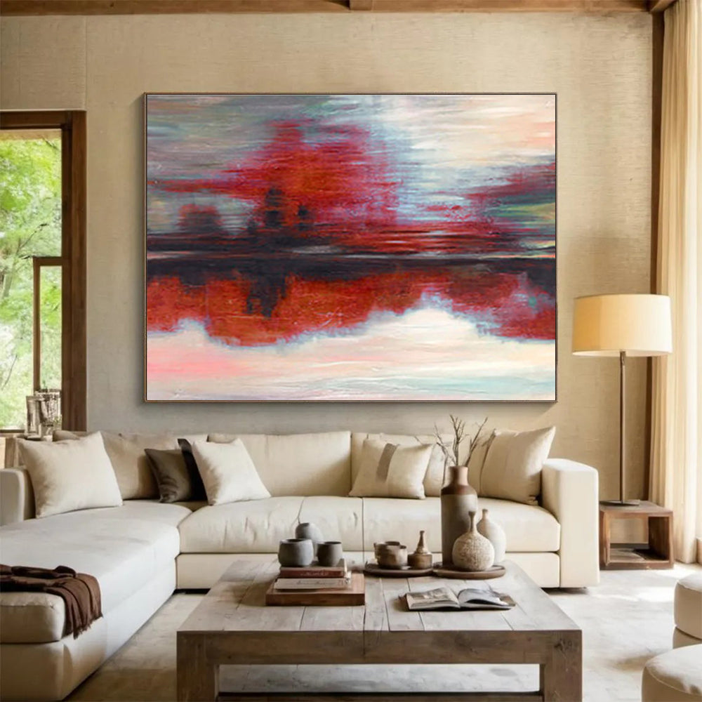Large - Format Abstract Art for Office & Bedroom DKH384