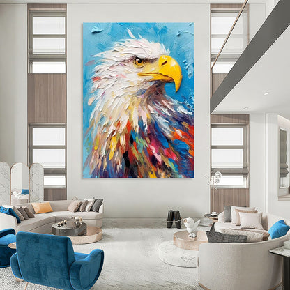 Gigantic Custom - Crafted Textured Canvas Abstract for Hotel Suite & Living Room DKH1060