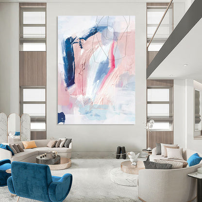Massive-Sized Hand-Painted Abstract Artwork for Dining Room & Bar LargeART2311