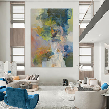Enormous Hand-Painted Abstract Installations for Living Room & Bar LargeART2263