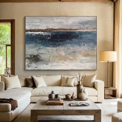 “Rhythmic Reverie” Colossal Abstract Artwork for Dining Room & Bar DKH288