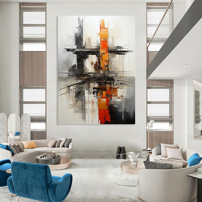 Tremendous Hand-Painted Abstract Wall Murals for Bedroom & Hallway LargeART2265