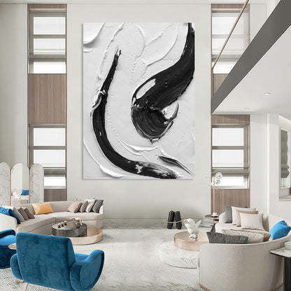 Hand-Painted Large Custom Abstract Paintings for Dining Room & Bar DTP377