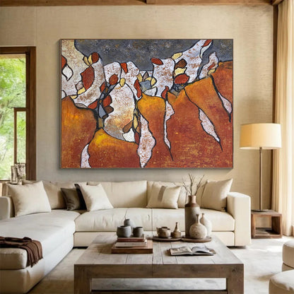 Customizable Large Abstract Art for Hallway DKH005