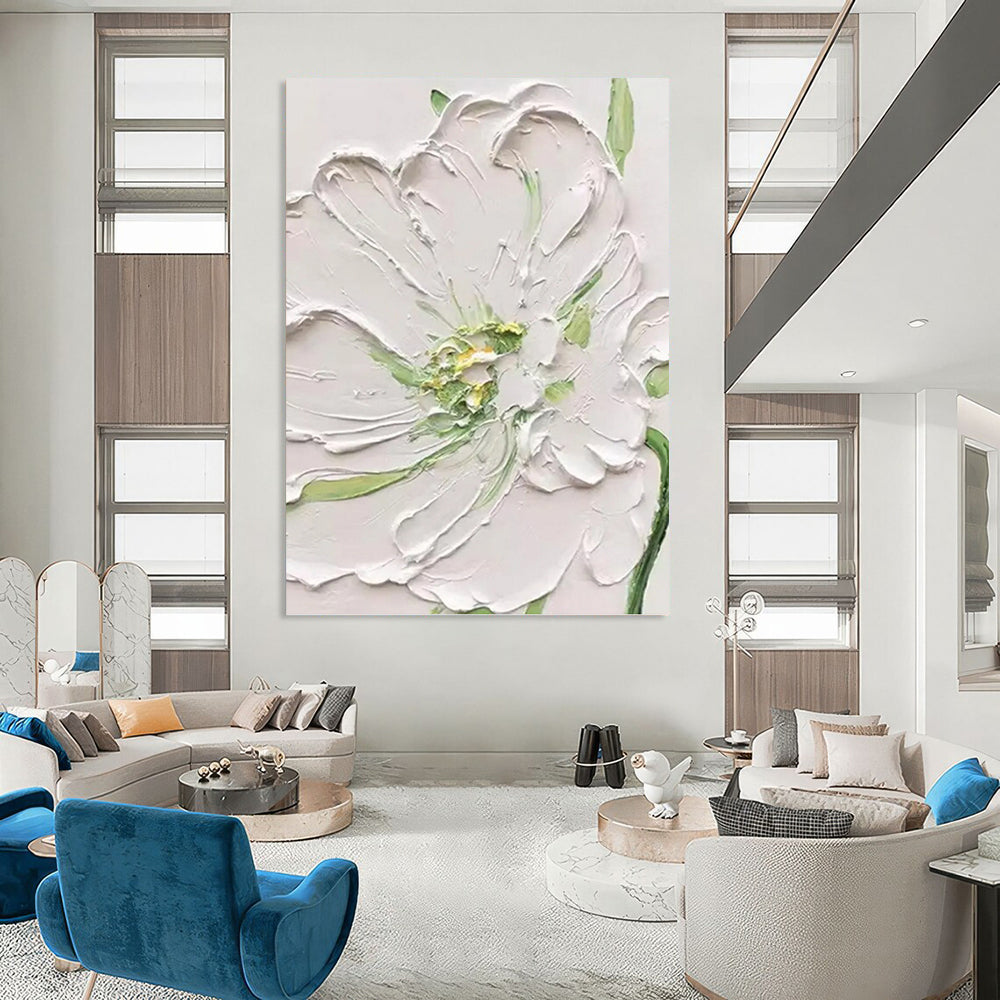 Enchanting Hand - Painted Textured Abstract on Canvas for Dining Room & Entryway DKH1398